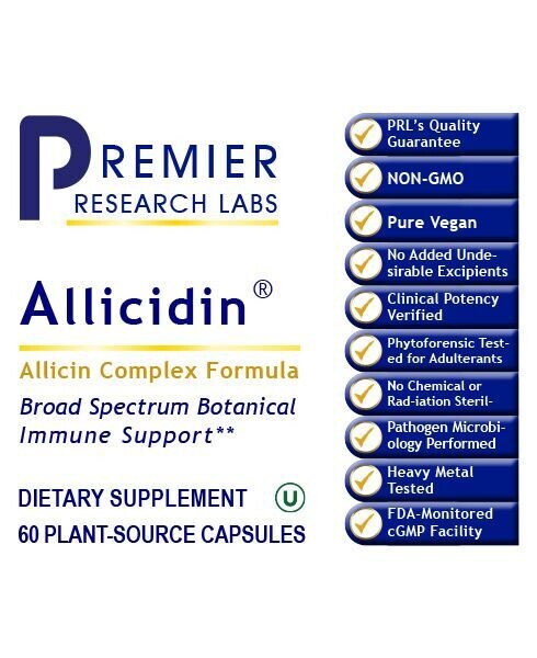 Allicidin 60 capsules Premier Research Labs