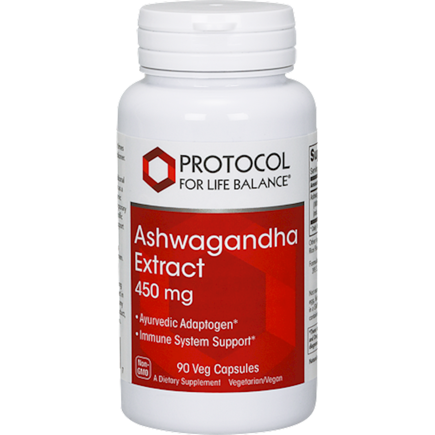 Ashwaganda Extract 450 mg 90 vegcaps Protocol For Life Balance
