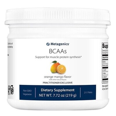 BCAA Orange Mango powder 219 gr METAGENICS