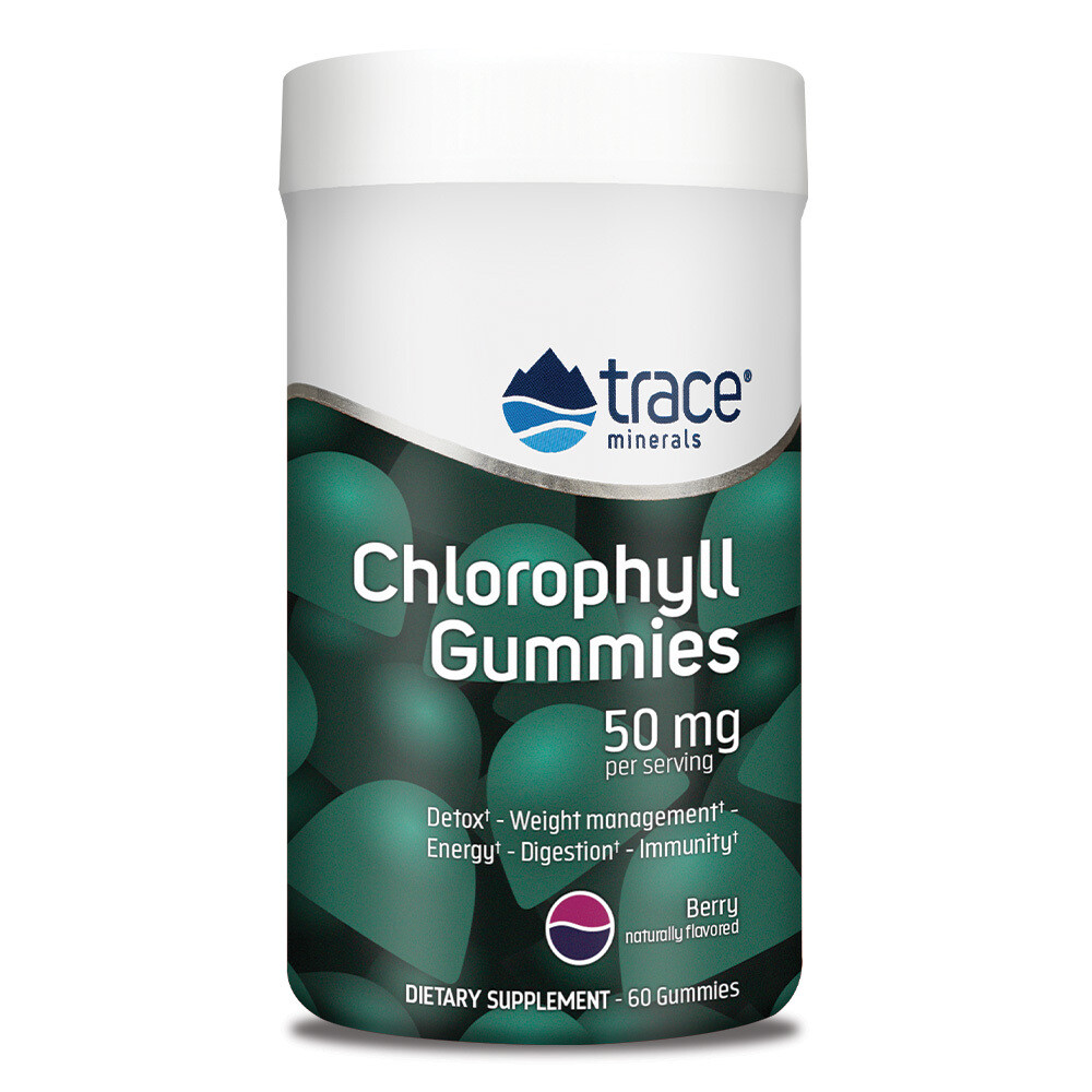 Chlorophyll Gummies 60 gummies Trace Minerals Research