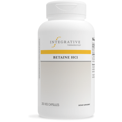 Betaine HCl 250 capsules Integrative Therapeutics