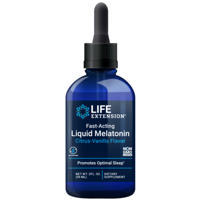Liquid Melatonin Citrus-Vanilla 3mg 60 ml Life Extension