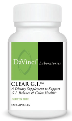 Clear G.I. 120 caps DaVinci Laboratories