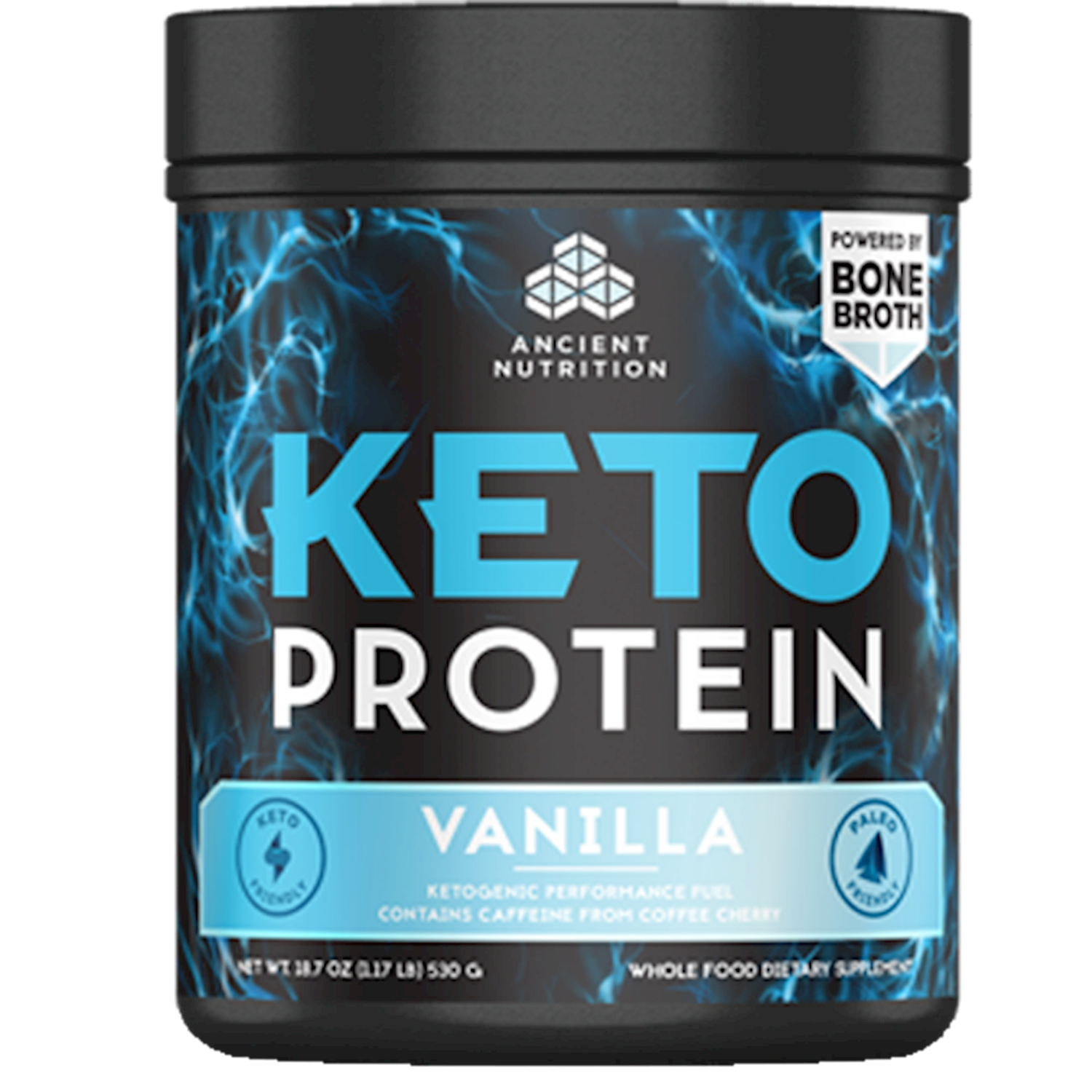 Keto Protein Vanilla 17 serv 530 gr Ancient Nutrition