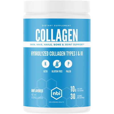 Collagen Types I & III Powder 300 gr By NBI