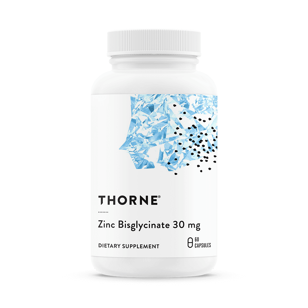 Zinc Bisglycinate 30 mg 60 capsules  Thorne
