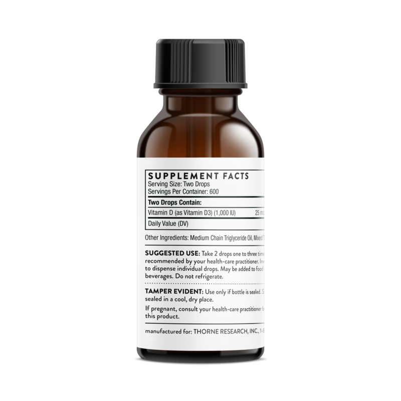 Vitamin D Liquid 30 ml Thorne