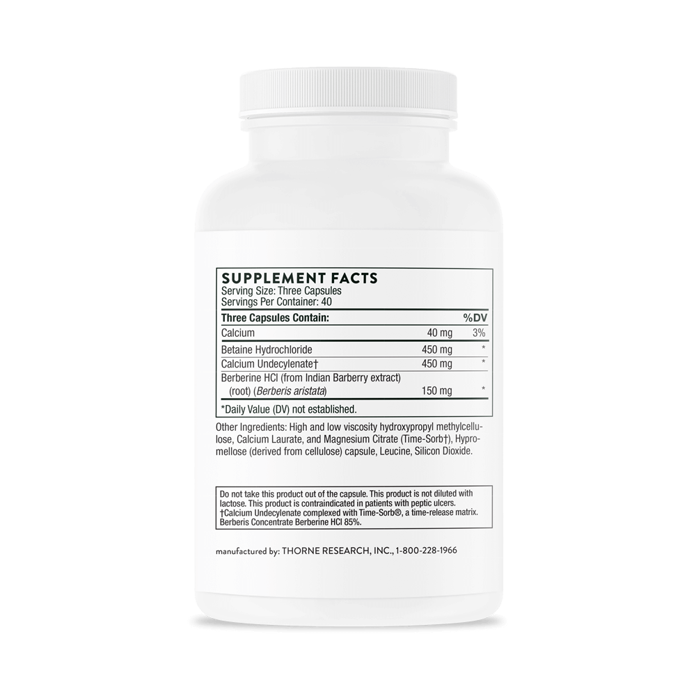 Undecyn 120 caps THORNE