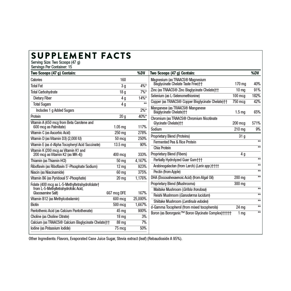 VeganPro Complex Vanilla  705  gr Thorne