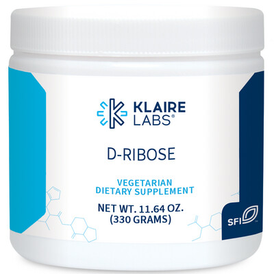 D-Ribose Powder 60 servings 330 gr Klaire Labs