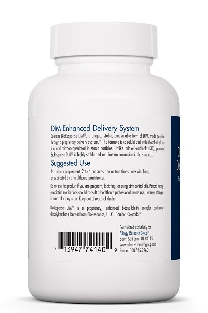 DIM Enhanced Delivery System 120 capsules Allergy Research Group