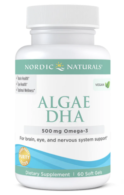 Algae DHA 60 softgels Nordic Naturals