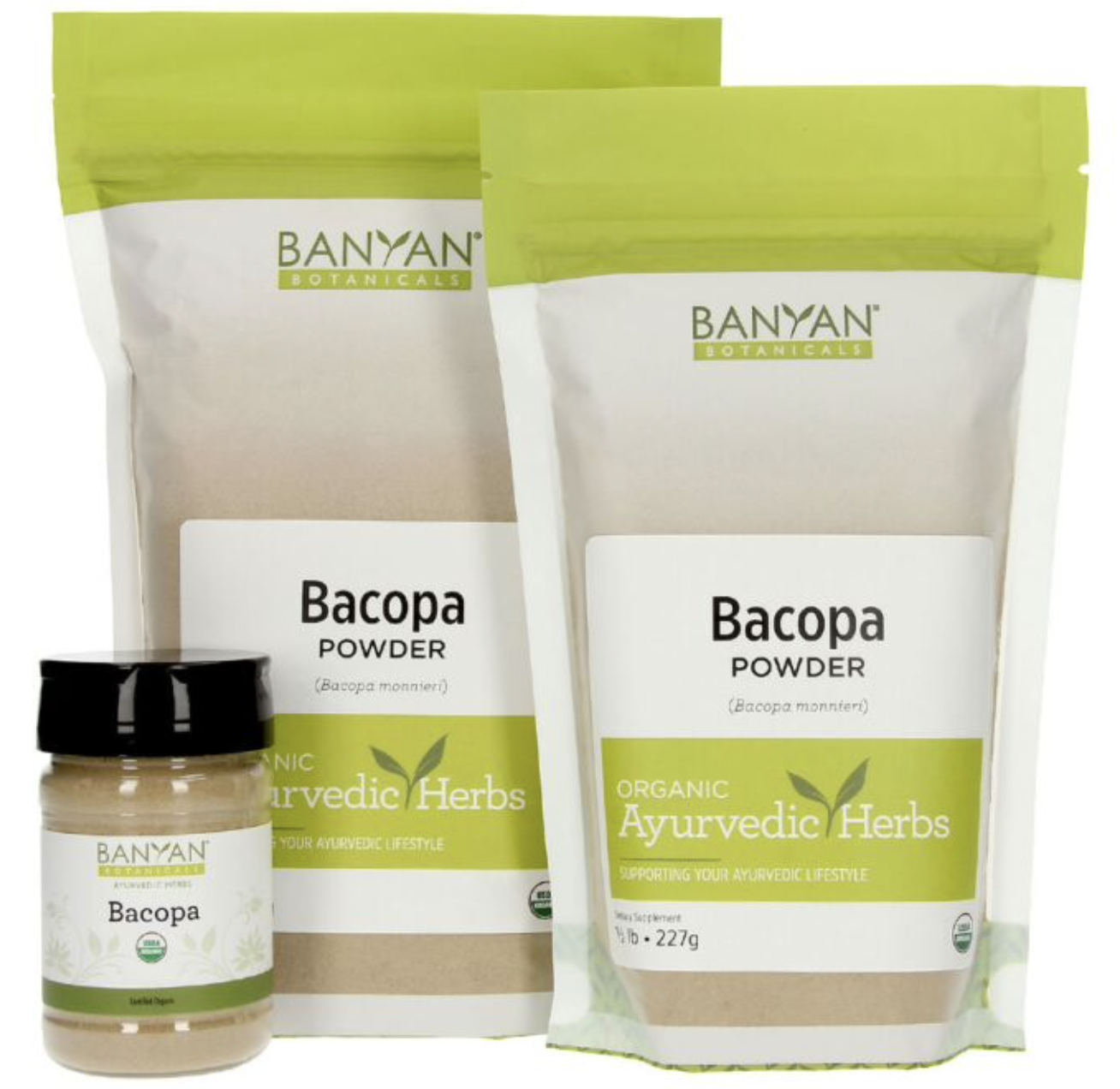Bacopa Powder 227 gr Banyan Botanicals