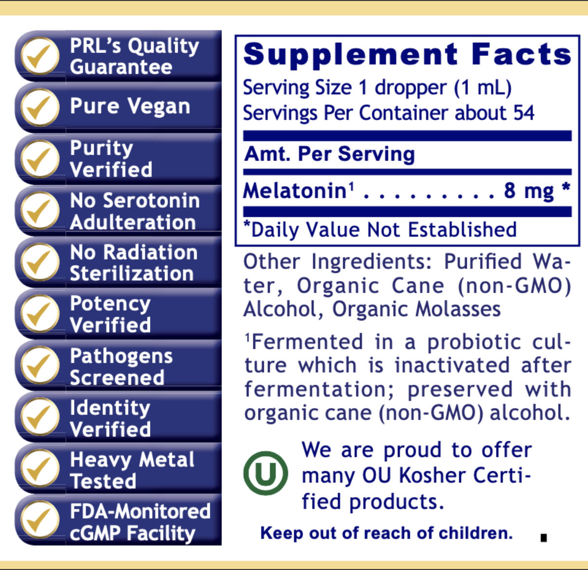 Melatonin-ND 60 ml Premier Research Labs