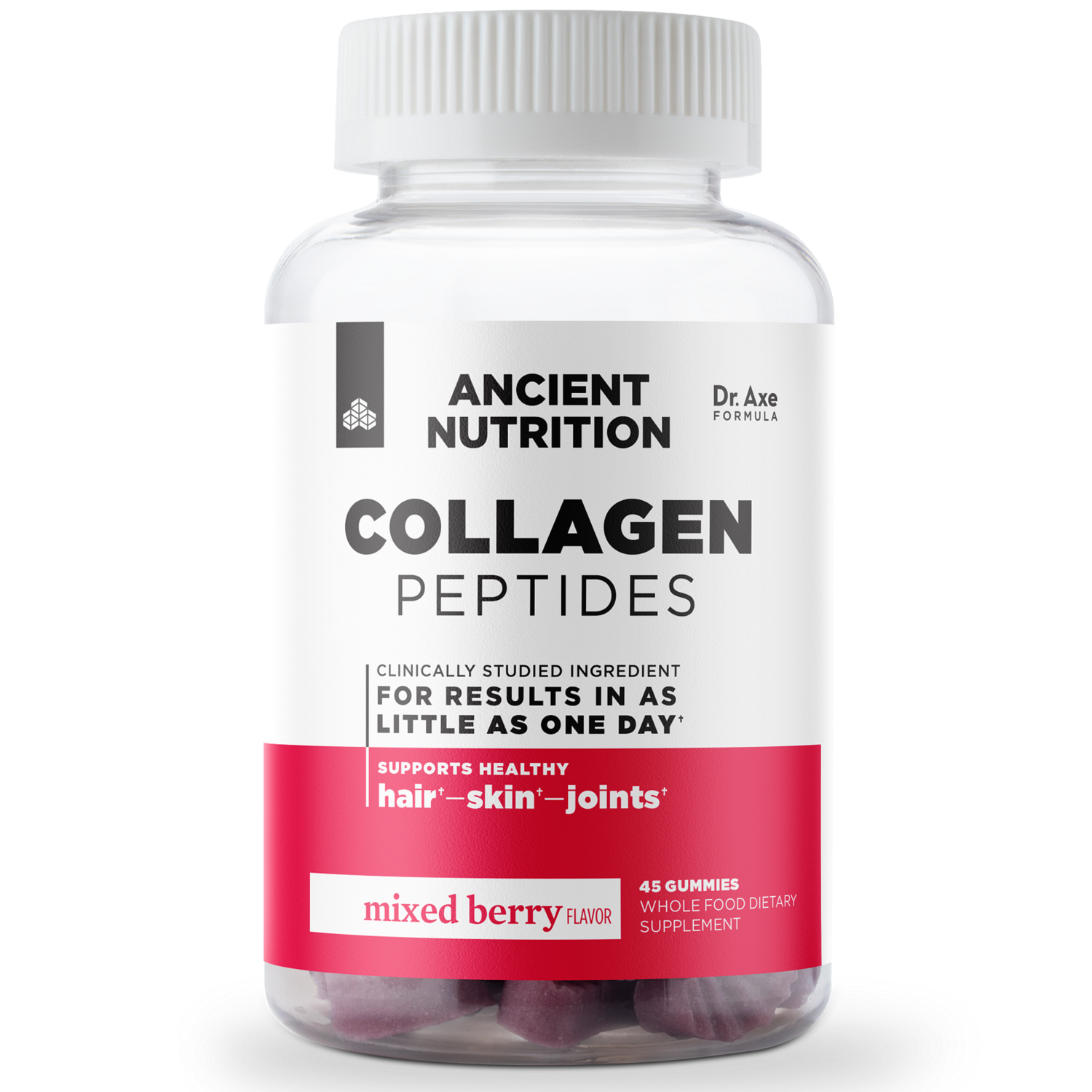 Collagen Peptides Gummies - 45 ct Ancient Nutrition