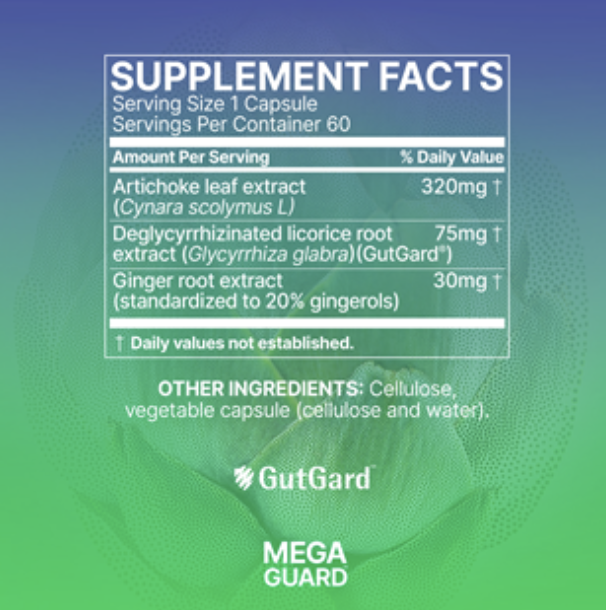 MegaGuard 60 capsules MicrobiomeLabs