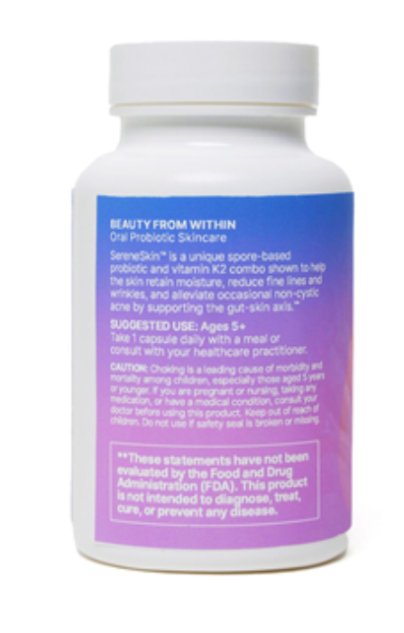 SereneSkin 30 capsules Microbiome Labs