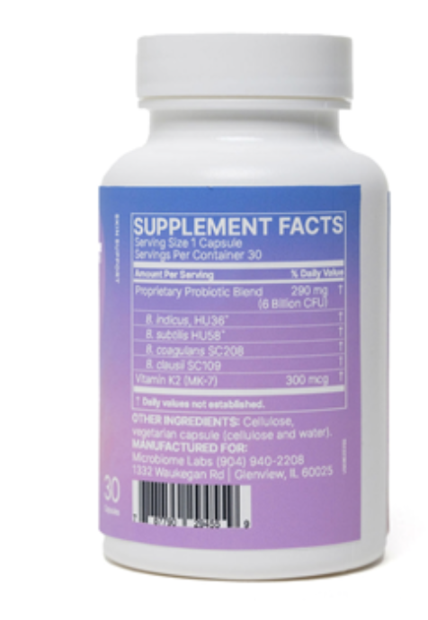SereneSkin 30 capsules Microbiome Labs