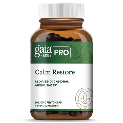 Calm Restore Liquid Phyto Cap 60 vegcaps Gaia Herbs