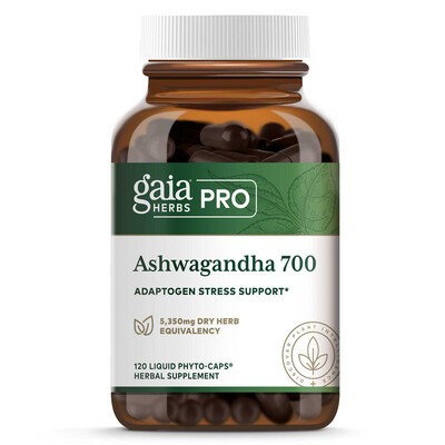 Ashwagandha 700 120 capsules Gaia Herbs
