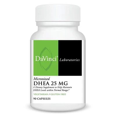 DHEA 25 mg 90 vegetarian capsules DaVinci Laboratories
