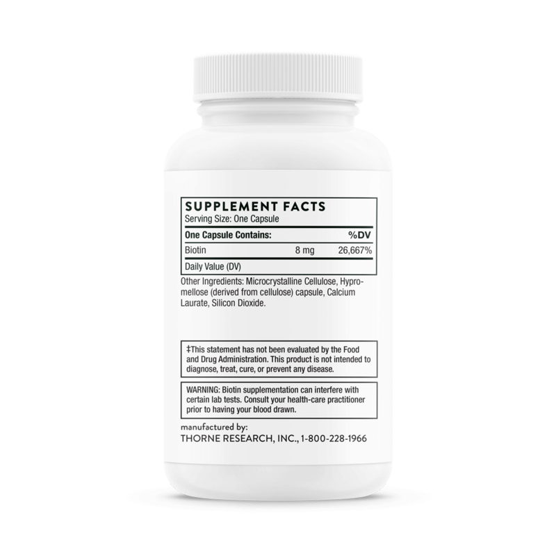 Biotin-8 60 vegcapsules Thorne