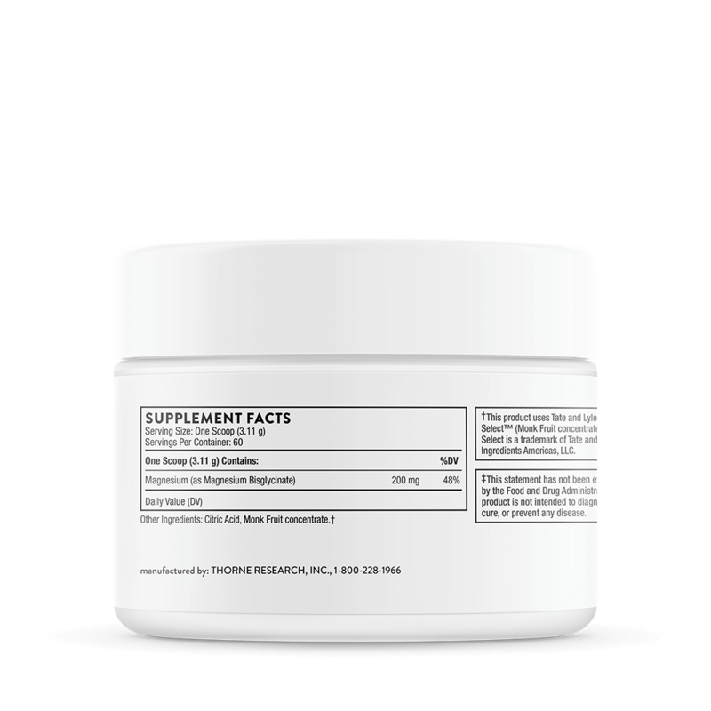 Magnesium Bisglycinate 187 gr Thorne