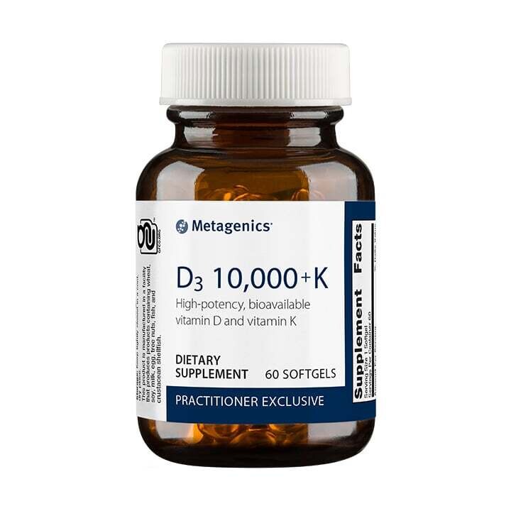D3 10,000 + K 60 gels Metagenics