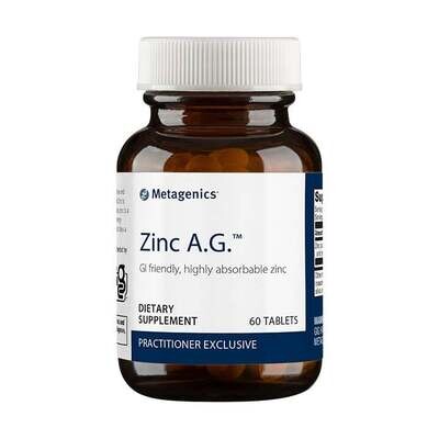 Zinc A.G. 20 mg 60 tabs Metagenics