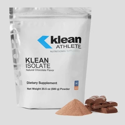 Klean Isolate Natural Chocolate 20 srv 580 gr Klean Athlete
