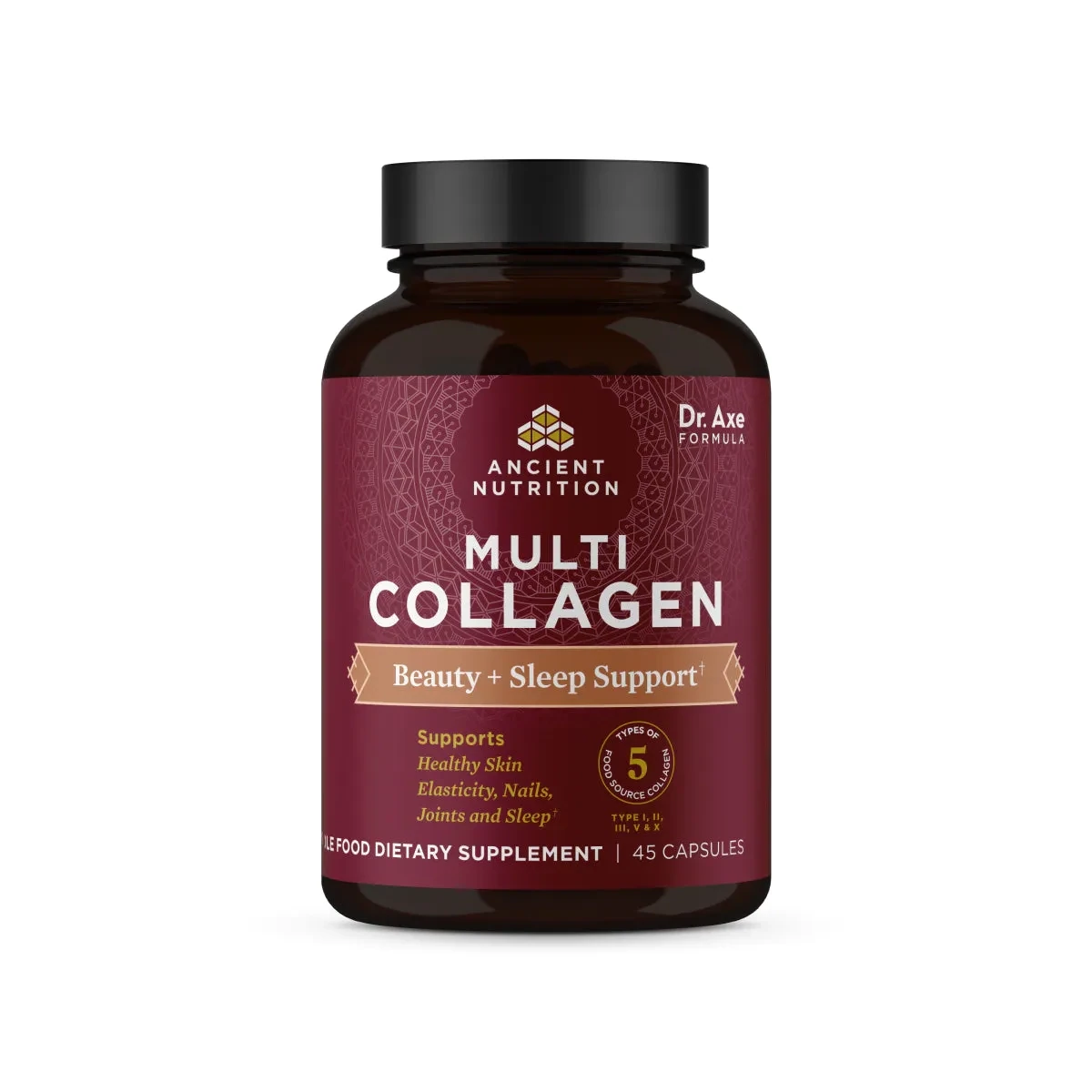 Multi Collagen Beauty + Sleep 45 capsules Ancient Nutrition
