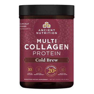 Multi Collagen Protein Cold Brew 40 serv Ancient Nutrition