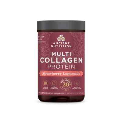 Multi Collagen Protein Straw-Lem 45 serv Ancient Nutrition