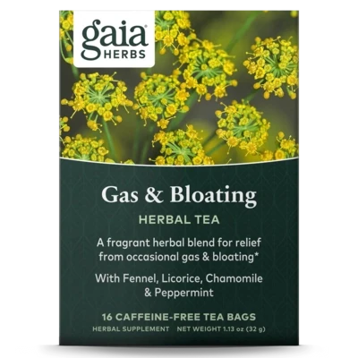 Gas & Bloating Herbal Tea 16 bags GAIA HERBS