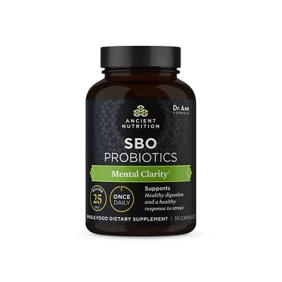SBO Probiotics Mental Clarity 30 caps Ancient Nutrition