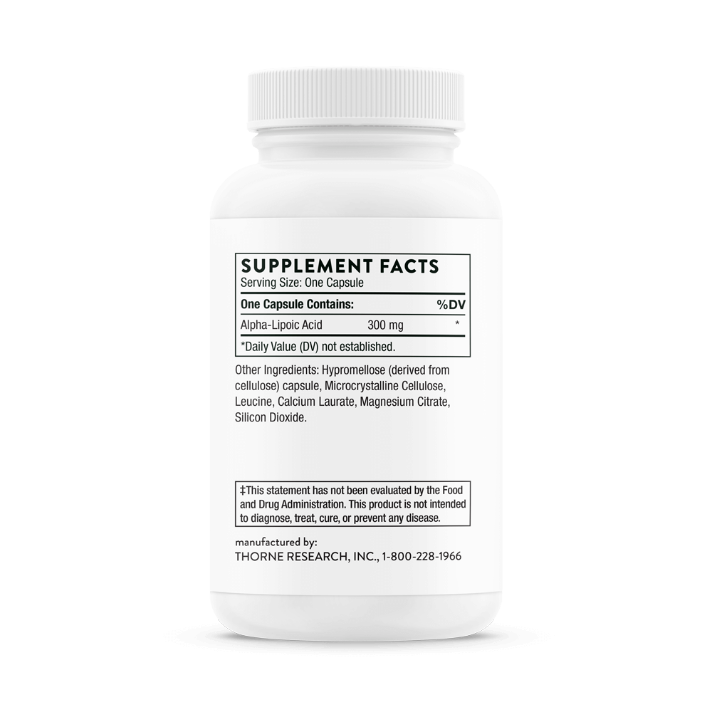 Alpha-Lipoic Acid 60 vegcaps Thorne