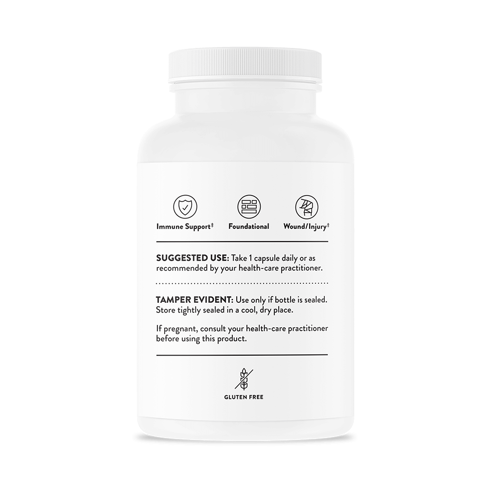 Ascorbic Acid  60 capsules Thorne