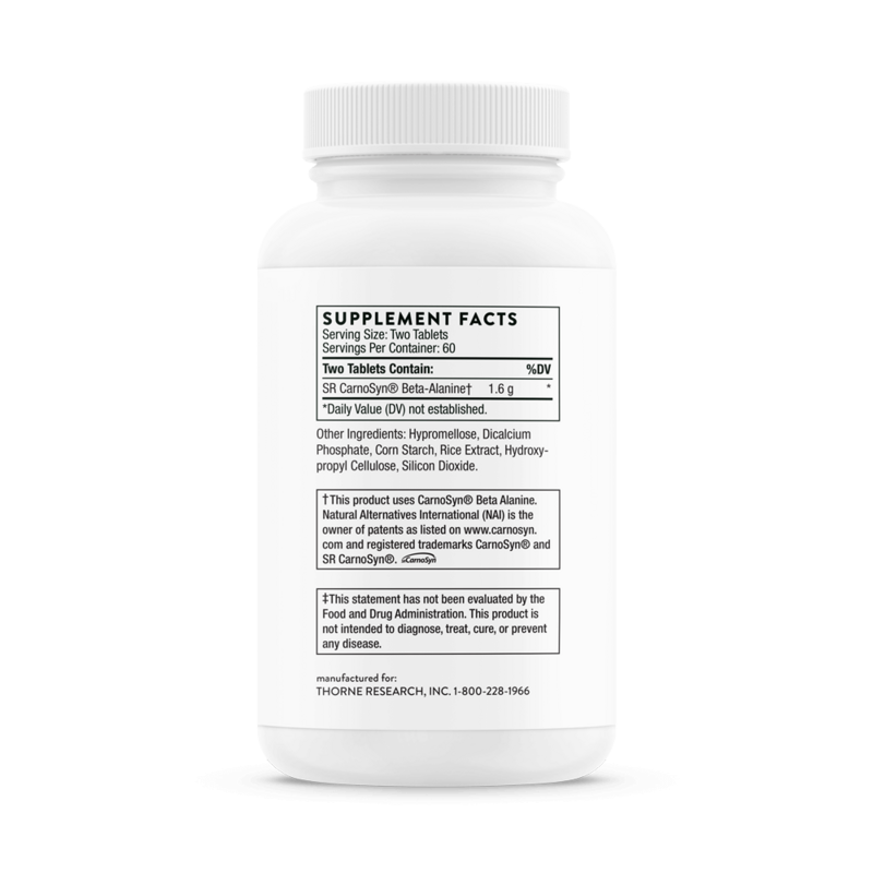 Beta Alanine-SR NSF 120 tabs  Thorne