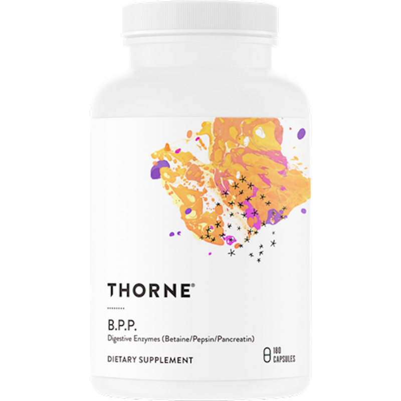 B.P.P. Digestive Enzymes  (Betaine/Pepsin/Pancreatin)  180 caps Thorne