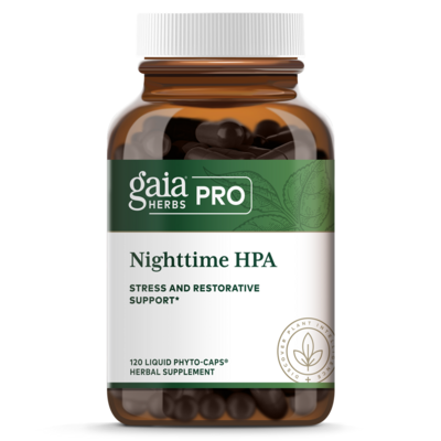 Nighttime HPA Phyto-Caps 120 liquid capsules Gaia Herbs