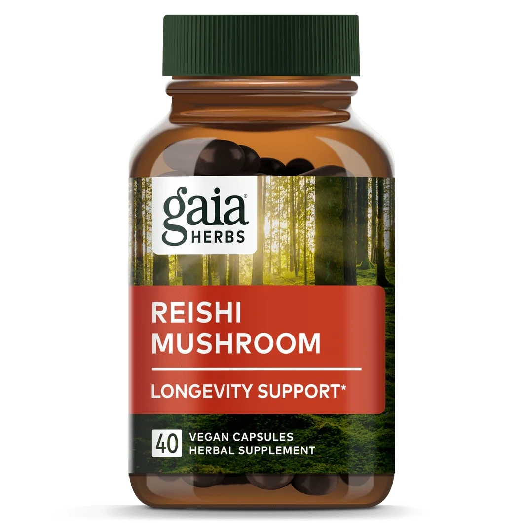 Reishi Mushroom 40 caps Gaia Herbs