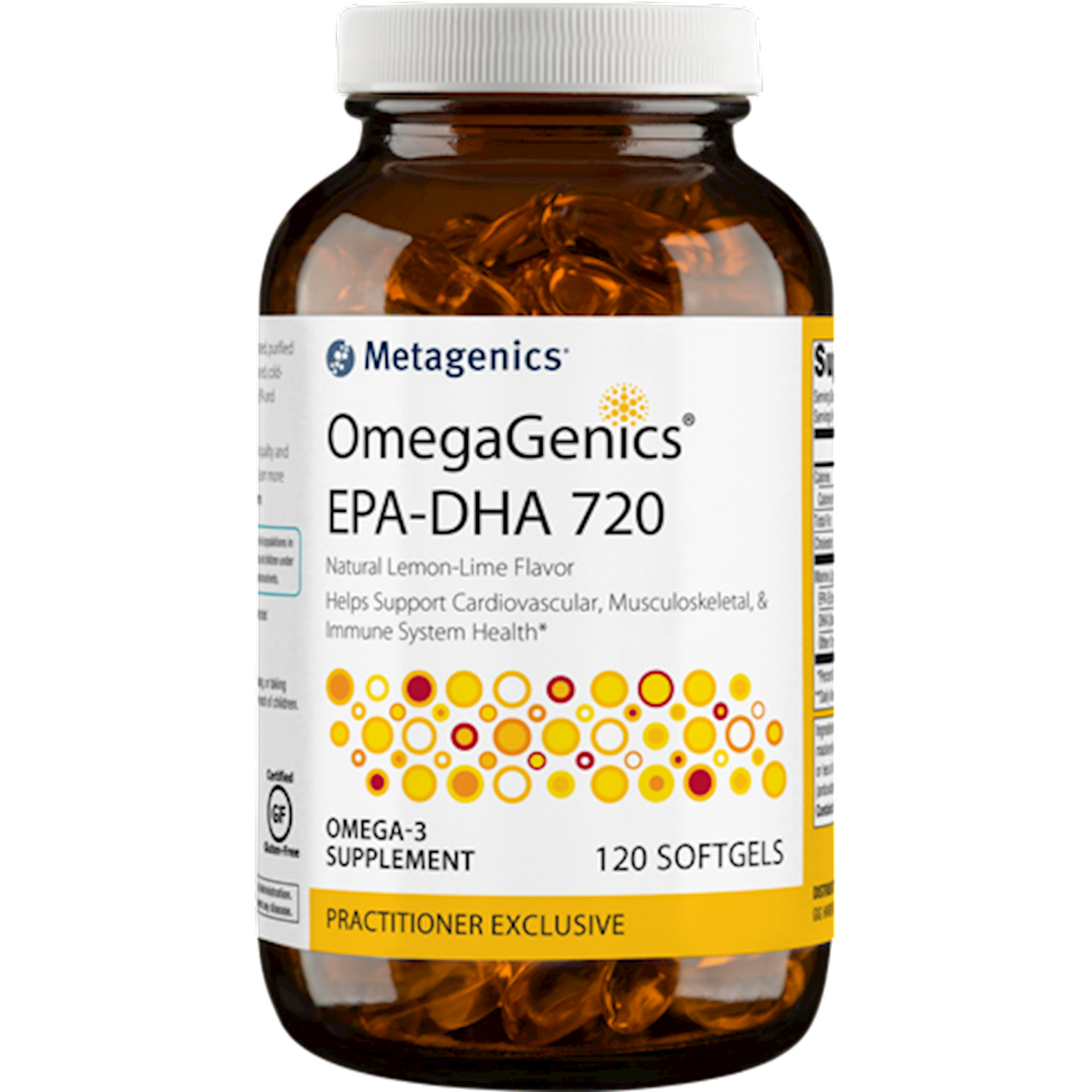 OmegaGenics EPA-DHA 720 Lemon 120 gels Metagenics