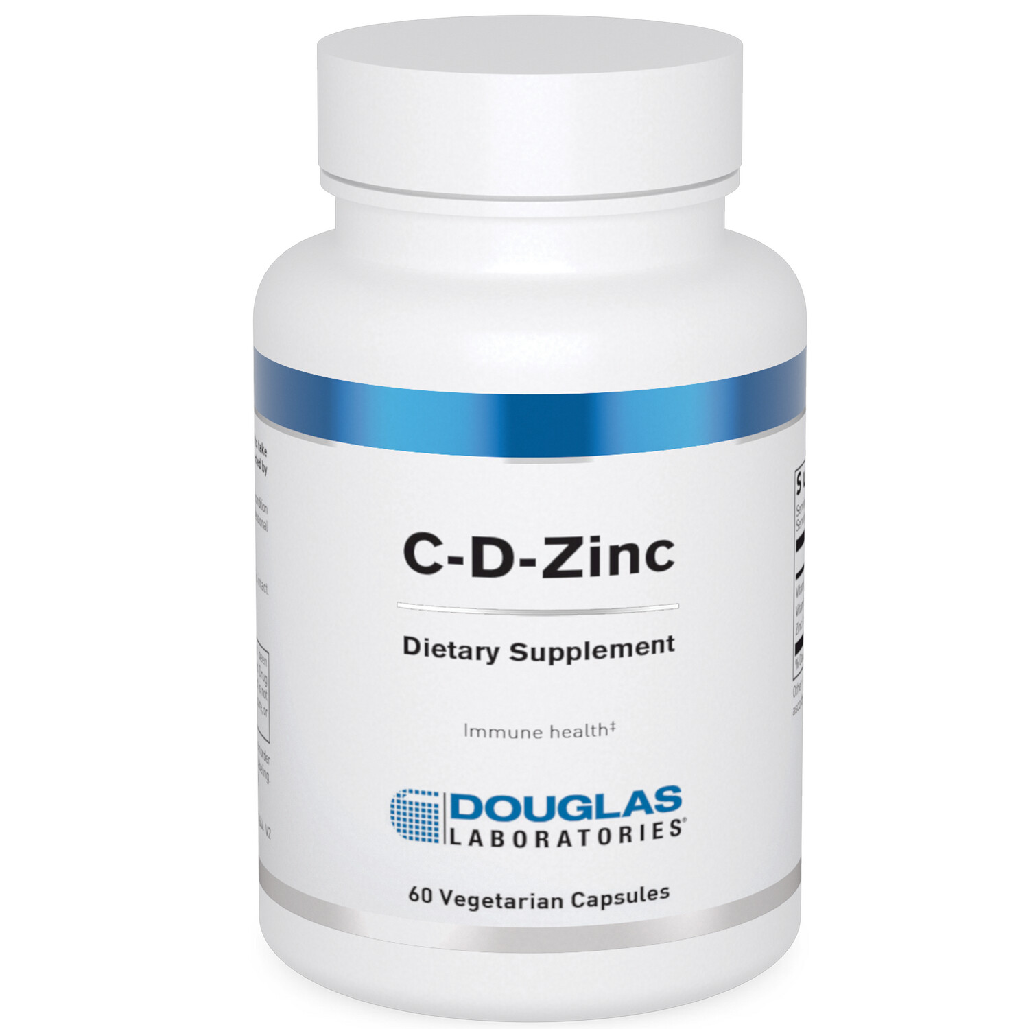 C D Zinc 60 vegcaps Douglas Laboratories