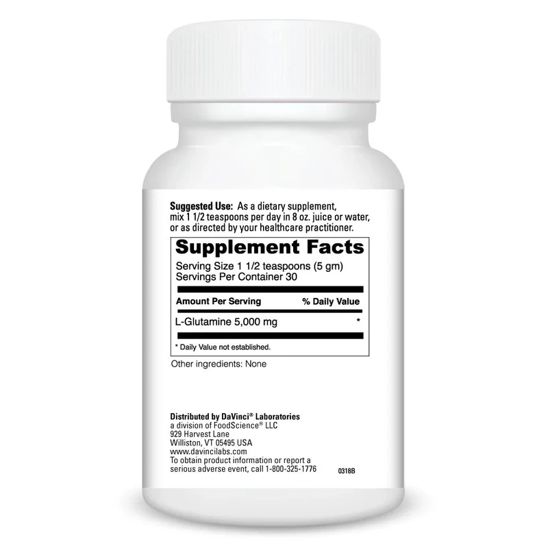 L-Glutamine Powder  150 gr DaVinci Laboratories
