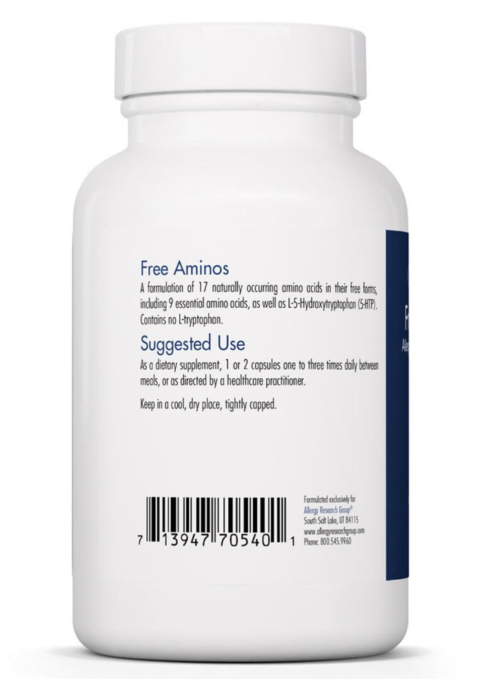 Free Aminos 100 vegcaps Allergy Research Group