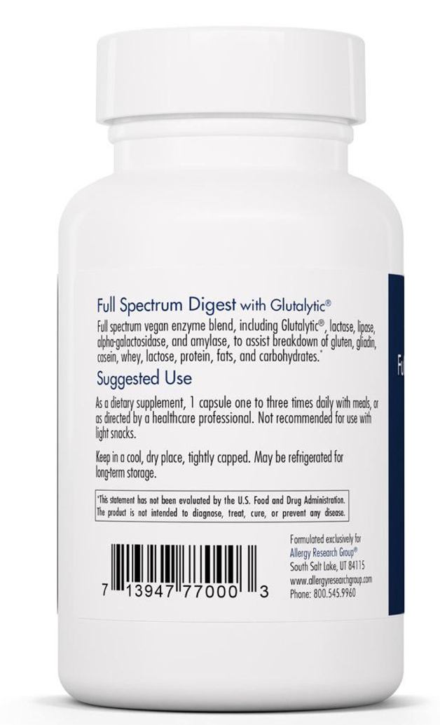Full Spectrum Digest 90 vegcaps Allergy Research Group