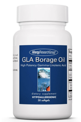 GLA Borage Oil 30 gels Allergy Research Group