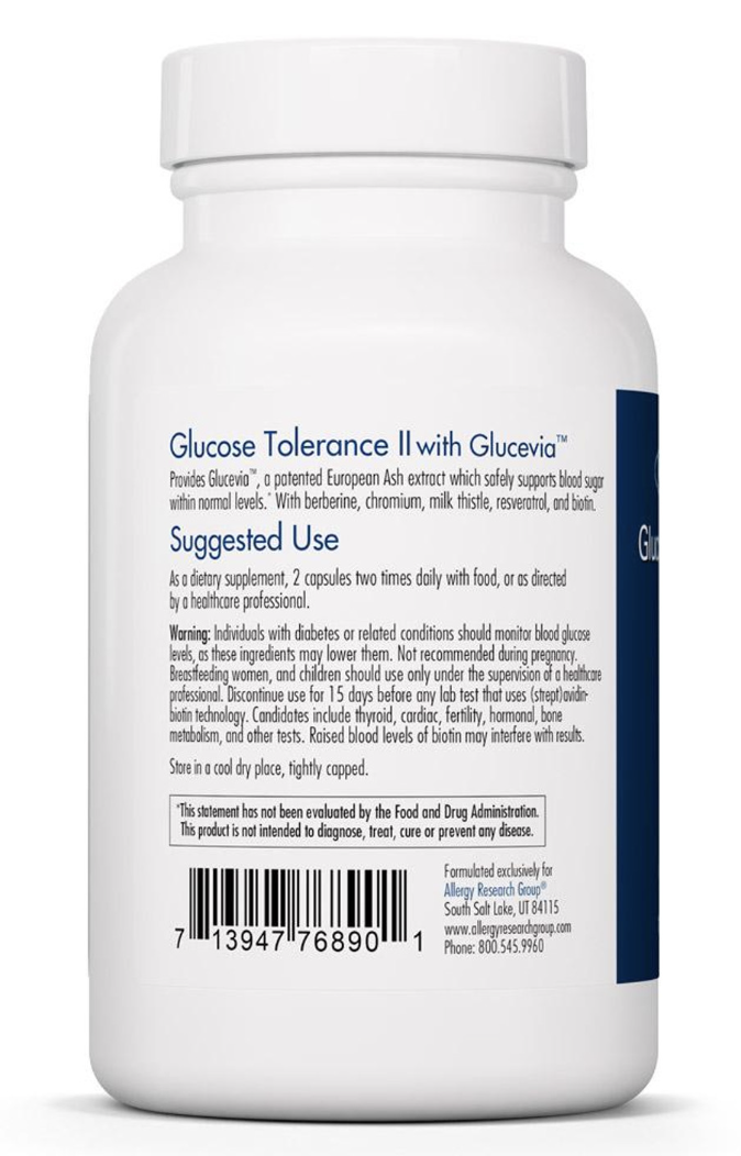 Glucose Tolerance II 120 vegcaps  Allergy Research Group