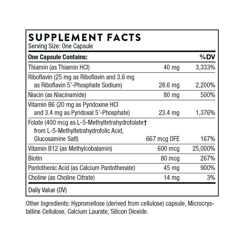 B-Complex #12  60 capsules Thorne