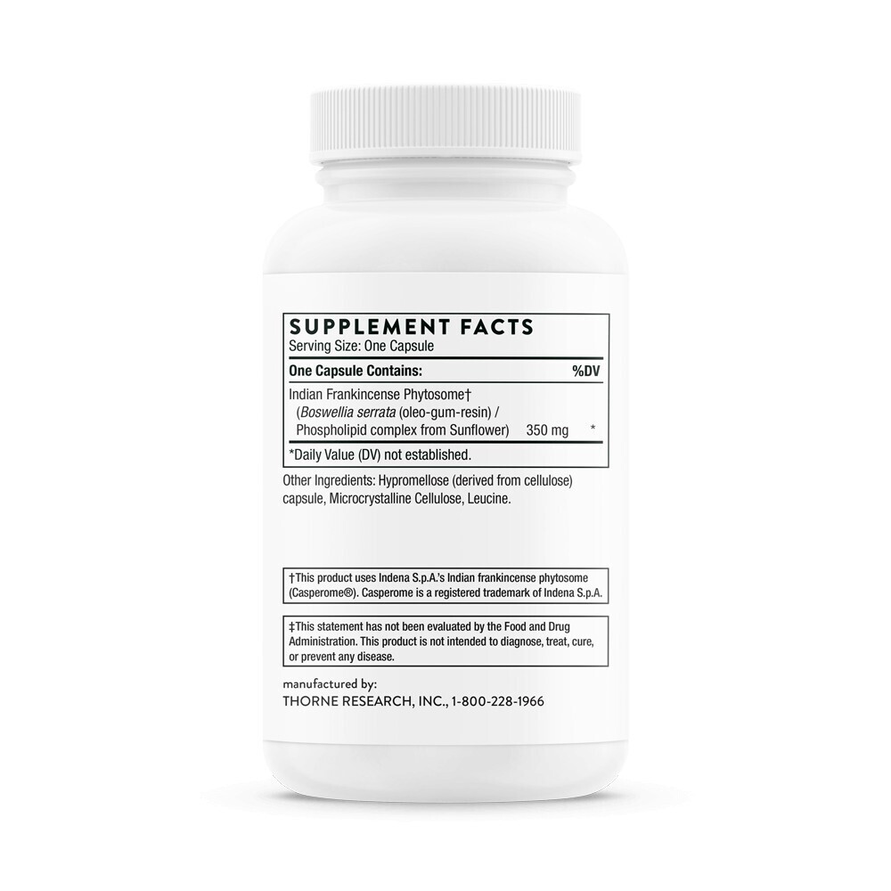 Boswellia Phytosome 60 vegcaps Thorne